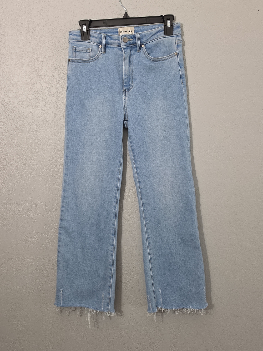 INDUSTRY Republic Clothing Light Wash Ankle Length Flare Leg Jeans Women's 6/28